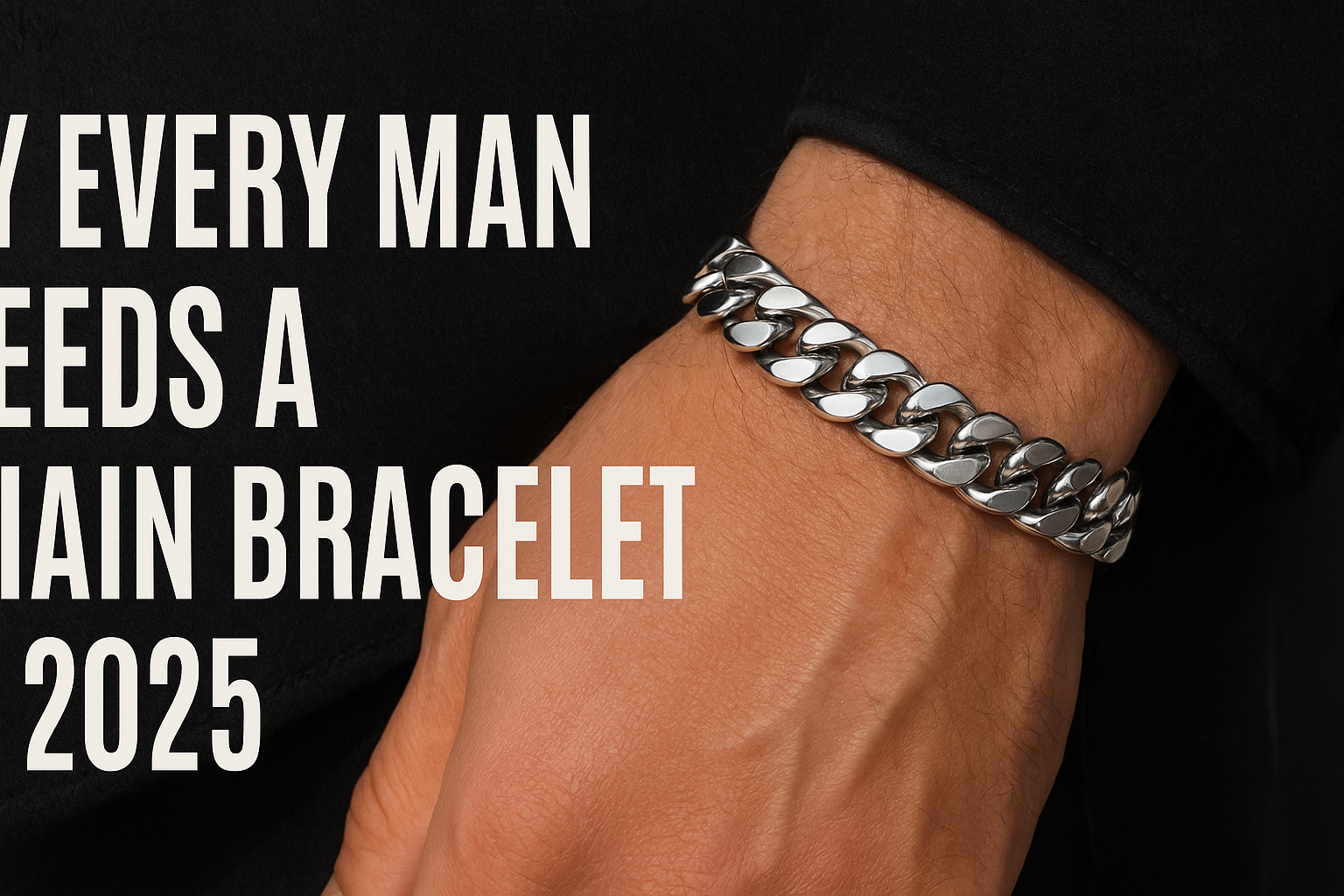 Why Every Man Needs a Chain Bracelet in 2025: The Hottest Style Upgrade