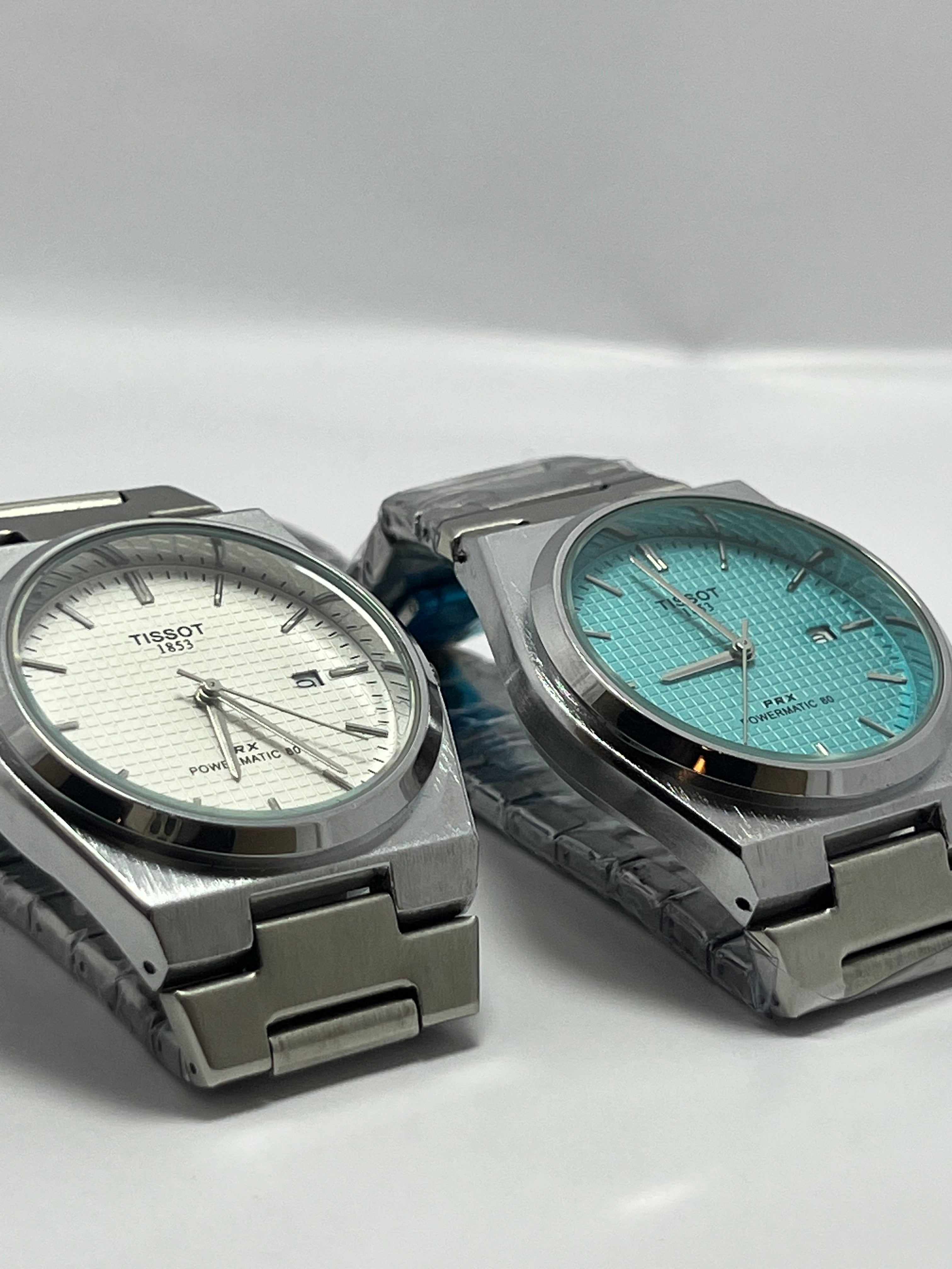 Tissot PRX 1853 Powermatic 80 – Swiss Luxury Watch | Green, Blue, Black & Tiffany Dials Kstylez