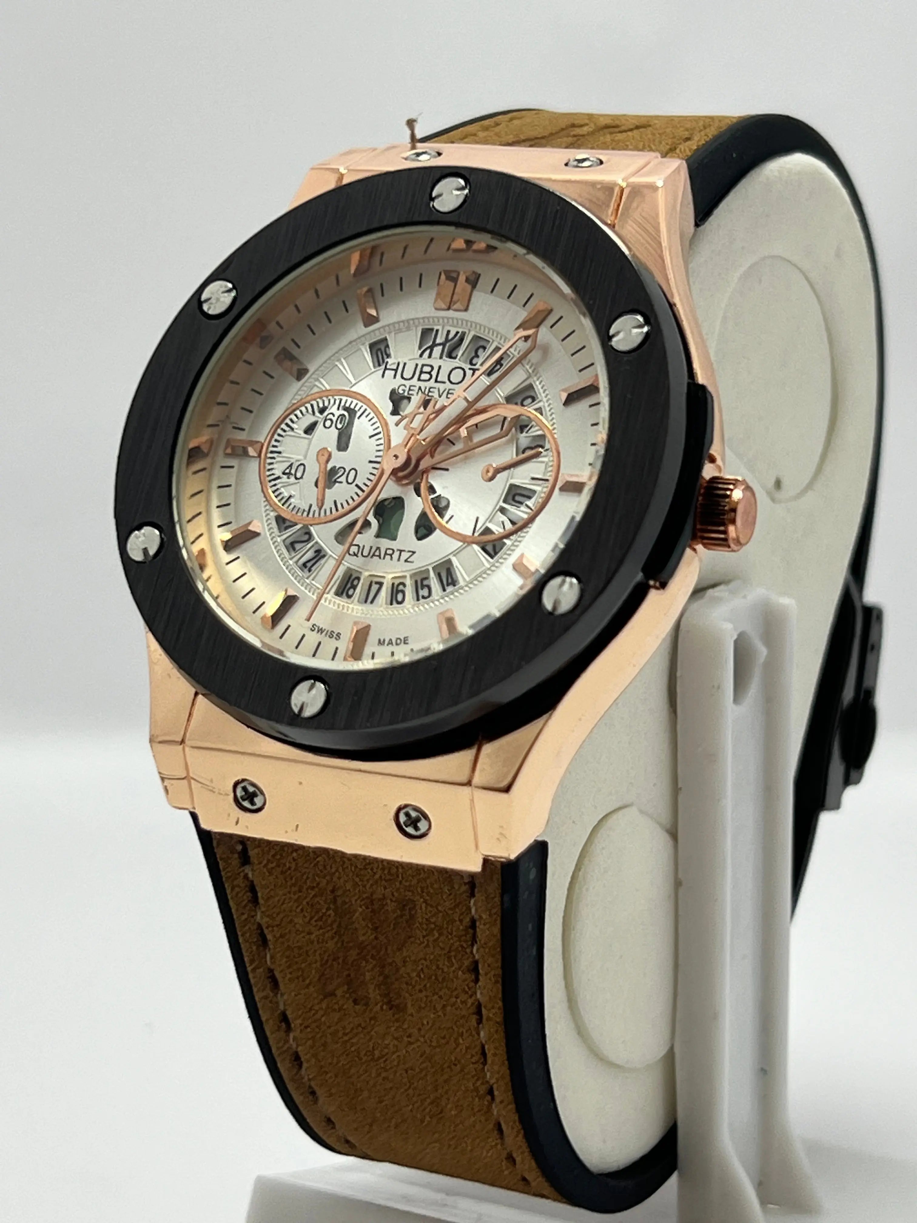 Hublot-Inspired Men's Luxury Watch Collection | Skeleton, Chronograph & All-Black Quartz Kstylez