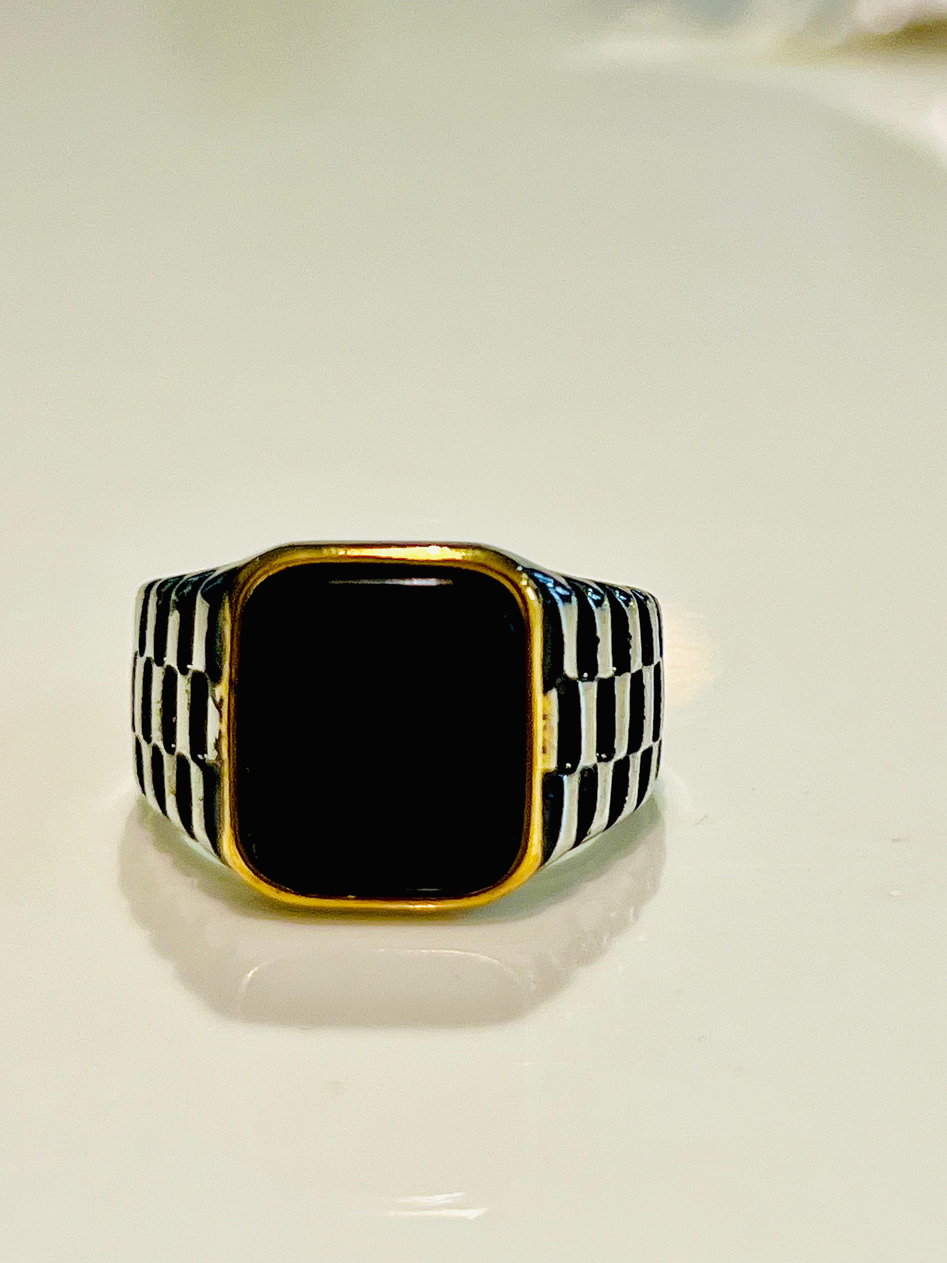 Stainless Steel Men’s Ring _ Modern Gentleman Ring Kstylez