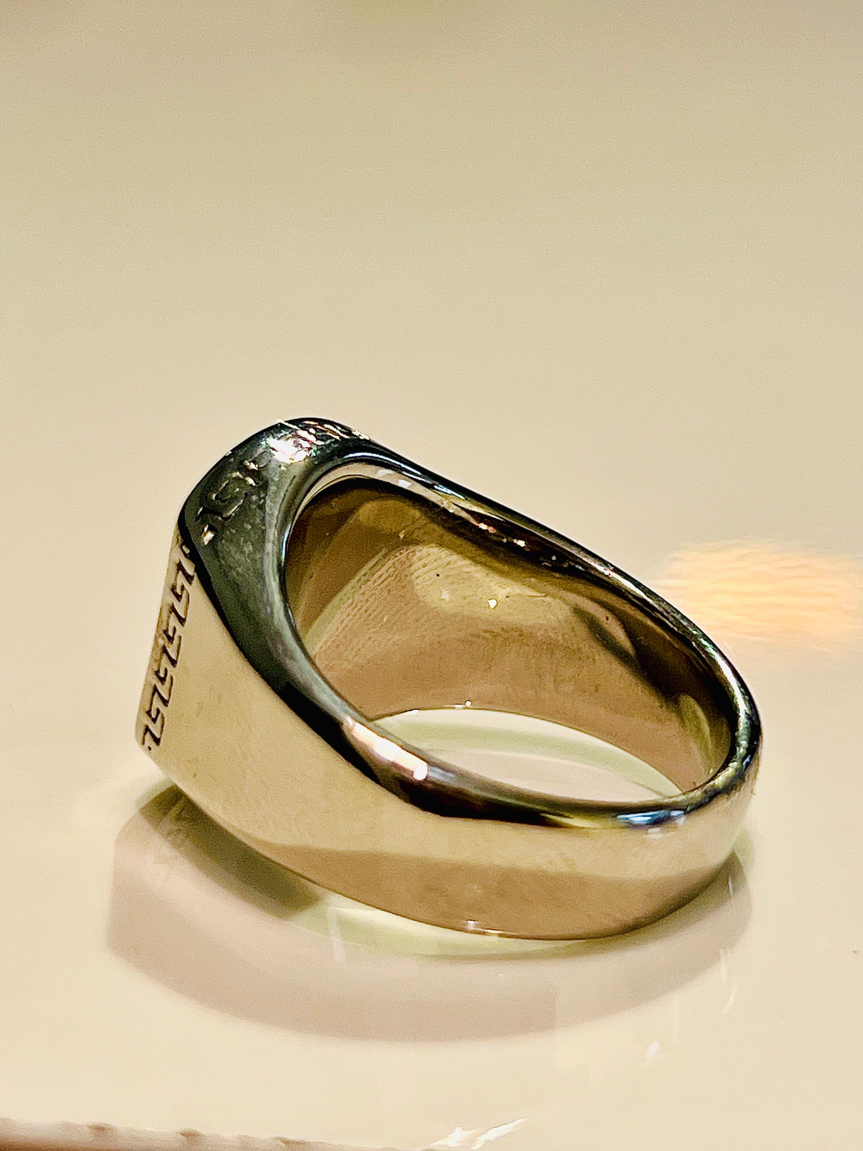 Stainless Steel Men’s Ring – Sleek Onyx Signet Style Kstylez